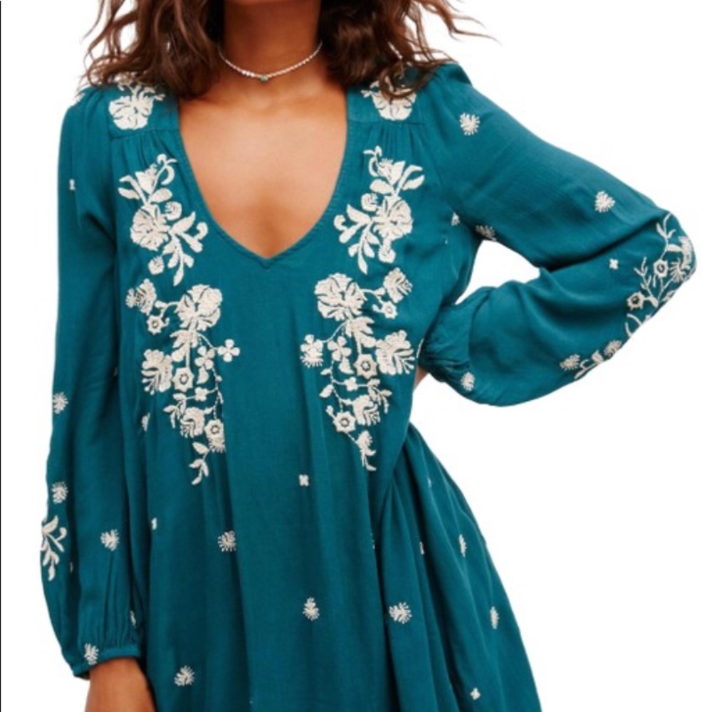 Free People Sweet Tennessee Embroidered Mini Dress - Picture 2 of 12